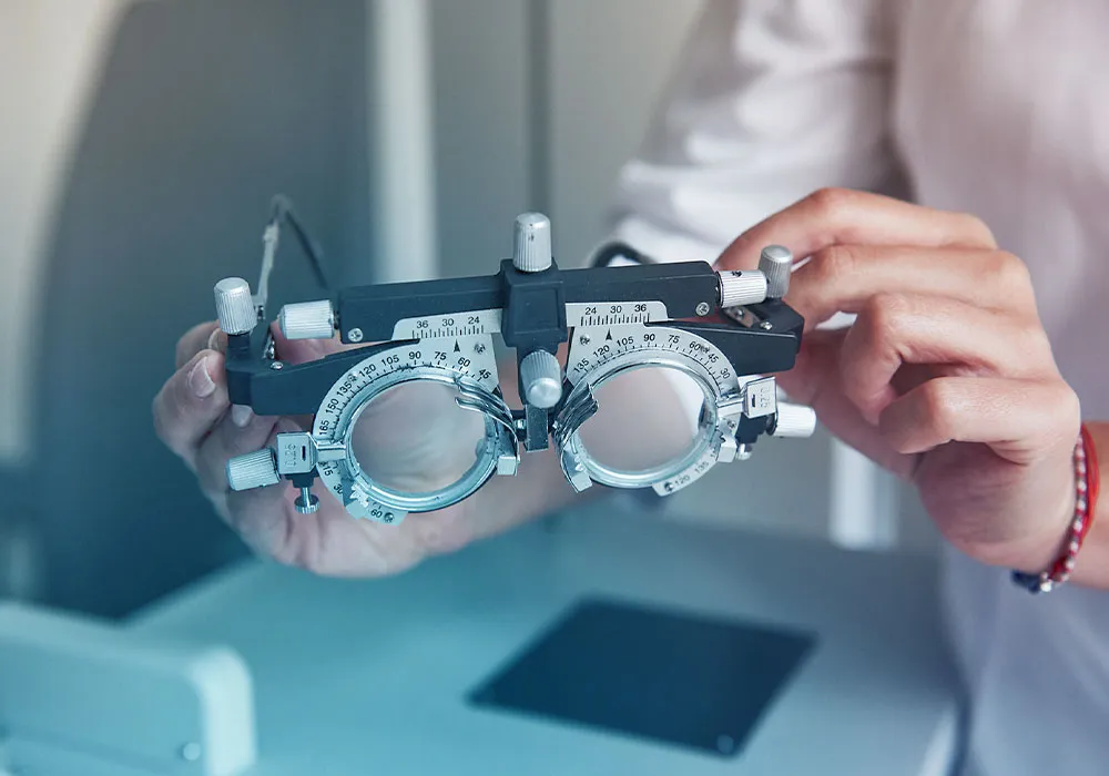 eye check-up at Magrabi Hospital